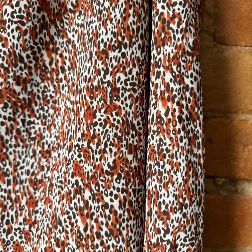 Mini Leopard / Cheeta Print A-Line Skirt - Picture 3 of 4